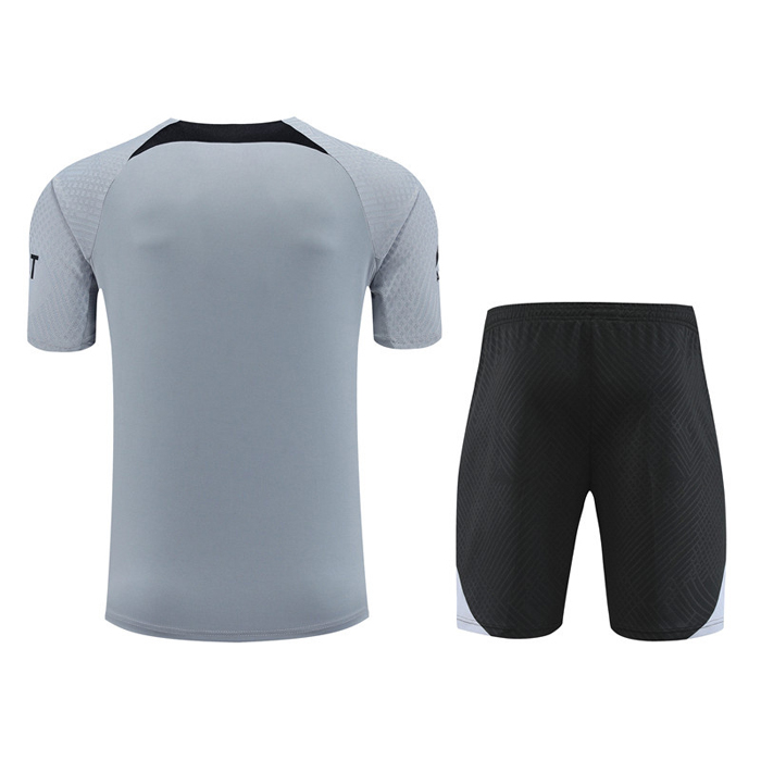 Chandal del Paris Saint-Germain Jordan Manga Corta 22-23 Gris - Pantalon Corto